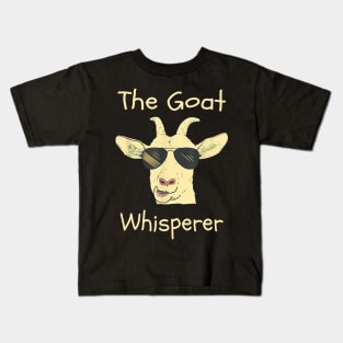 Whisker Wonderland Unique Tee Showcasing the Beauty of Goats Kids T-Shirt